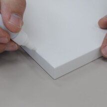 mit dem Grilith Decklackstift Kanten ausbessern