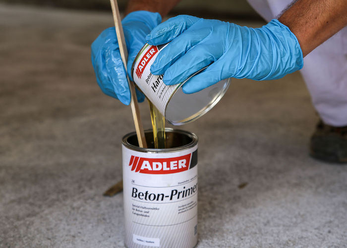 Grundierung des Bodens | © ADLER