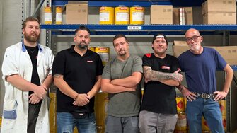Engagiert und kompetent: Das Team im neuen ADLER-Stützpunkt steht für alle Kundenanliegen zur Verfügung.