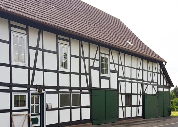Das fertig renovierte Fachwerkhaus!