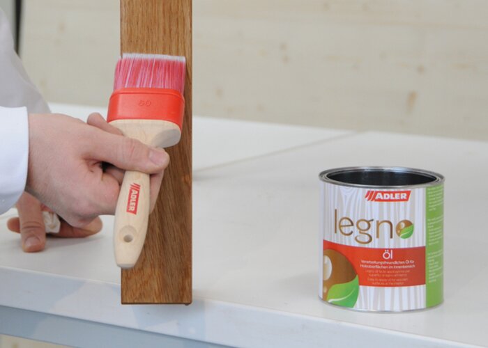 kleine Kratzer - Schritt 2: Legno-Öl auftragen