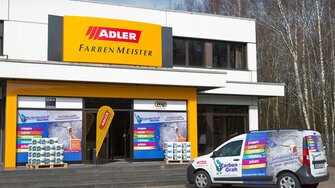 Von Profis für Profis: ADLER-Farbenmeister Grah ist die neue Anlaufstelle für qualitätsbewusste Kunden in Aachen. (Fotohinweis: ADLER / Ulrich Gockel, dd werbeagentur)