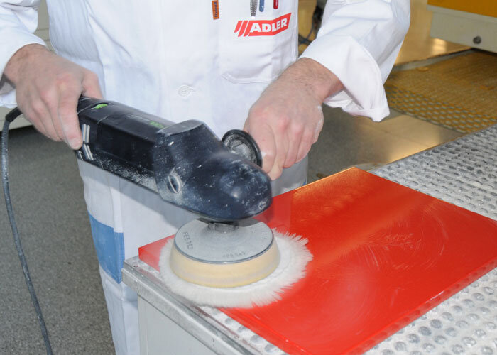 Schritt 6a – Polieren mit Lammfell