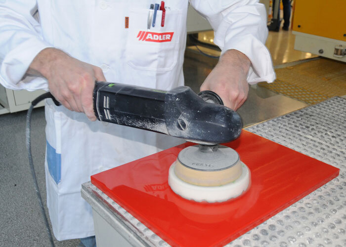 Schritt 6b – Polieren mit Schaumstoff
