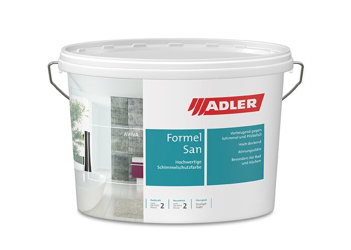 Wirksame Schimmelbekämpfung mit ADLER FormelSan